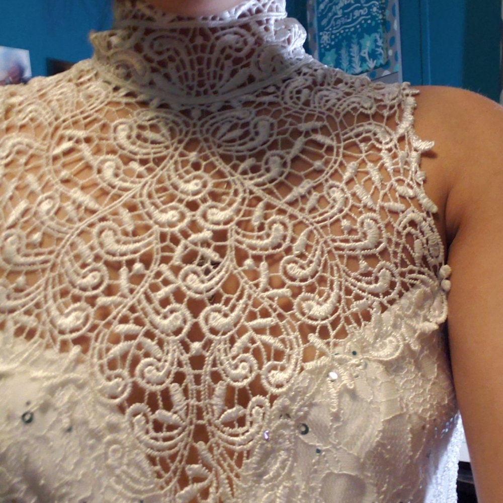LACE PROM/BRIDAL DRESS - Picture 3 of 12